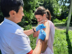 В Туапсинском округе проходит вакцинация людей, живущих в районе ЧС