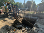В Лермонтово ведется круглосуточная работа по восстановлению водовода