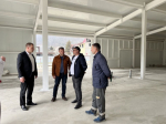 Глава Туапсинского округа проверил ход строительства Центра единоборств ы Агое
