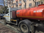На улицах Туапсе устраняют последствия пожара на нефтекомплексе